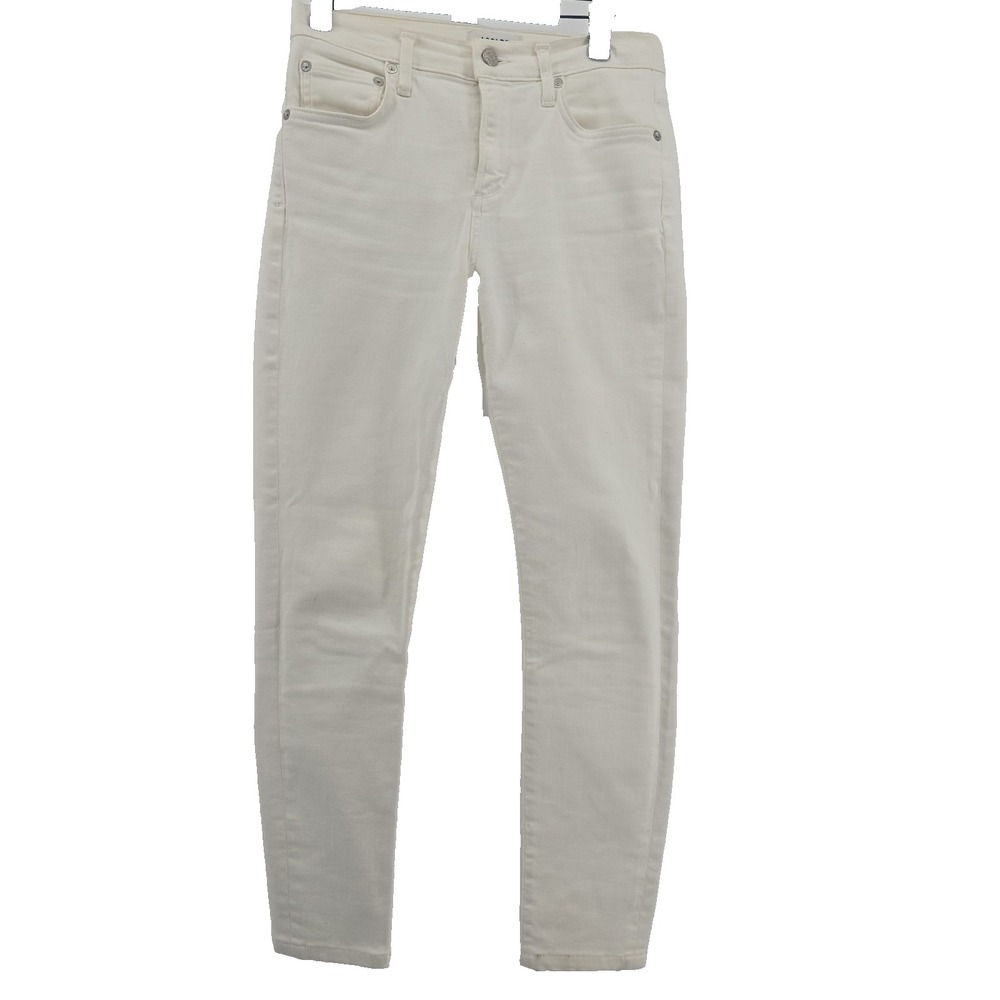Agolde Women's White Denim Skinny Jeans Size 26